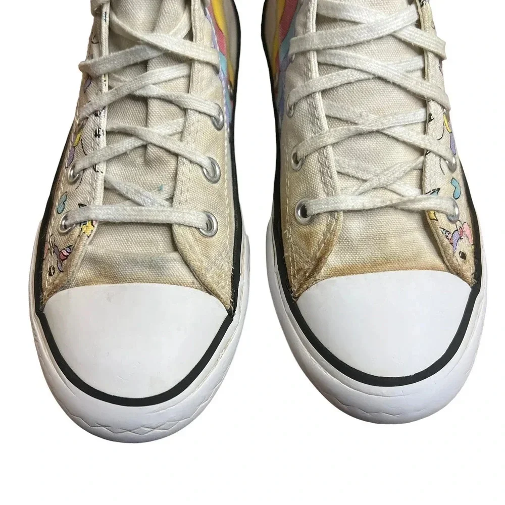 Converse Chuck‎ Taylor All Star Hi Unicorn (GS) Lace Up Sneakers Youth Size 3.0
